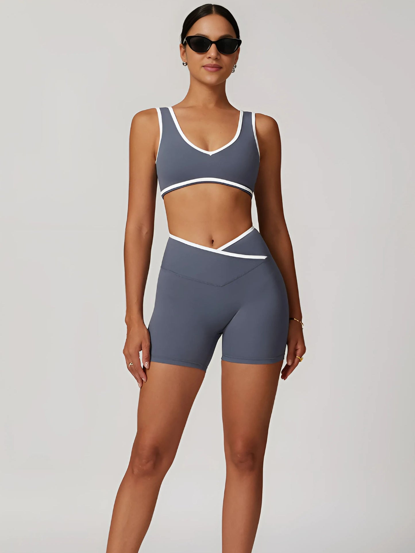 The Prima Bra — Studio Sports Bra with Soft Contour Neckline